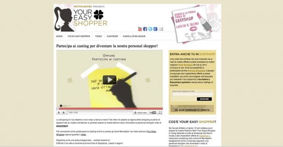 Blog, social media e campagna banner per Mondadori
