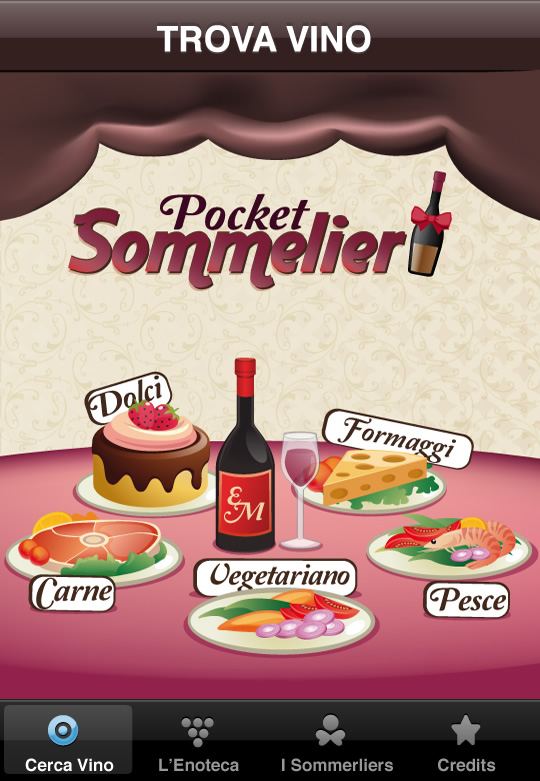 Sviluppo App - Pocket sommelier